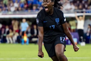 Michelle Agyemang a sauvé les Anglaises deux fois. Rebelote ce soir à Bâle? KEYSTONE/EPA/JEAN-CHRISTOPHE BOTT